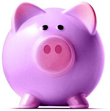 piggy bank to show savings